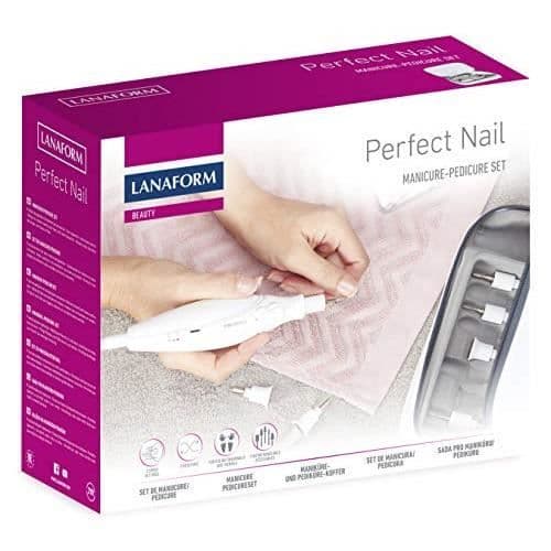 Manikyr Pedikyr Perfekt Nagel - LANAFORM - Specialpedikyrsats - Vit