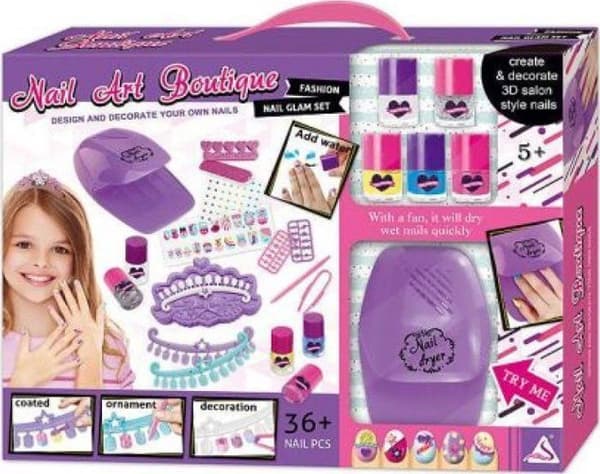 Manikyrsats - manikyrkit - pedikyr Icom *****Nagellack + torktumlare CC052162 90169