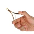 Miniatyrbillede 11 af 11: Rustfrit stål neglebånd Nipper Clipper Død hud Saks Negle Manicure Værktøj Guld