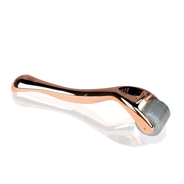 Derma roller til mesoterapi rosa guld 1,0 mm 192 titanium nåle
