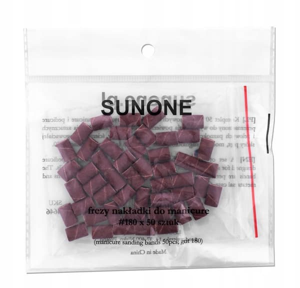SUNONE Manikyyrin hiomatyynyt #180 - 50 kpl - GRIT #180