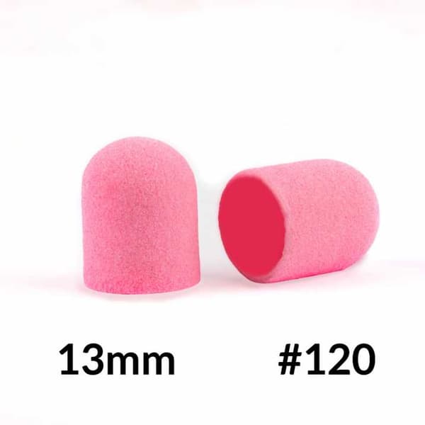 ALLEMED Pedicure-hætter 13 mm #120 - 10 stk. - OBS. KUN 2 STK.