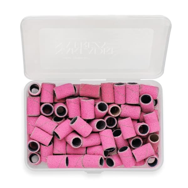 ABA GROUP Fräshuvuden CYLINDER korn #120 - 100 delar - ROSA