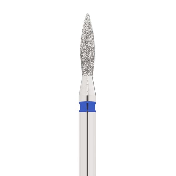 ABA GROUP Diamantslip - blå flamma (droppeformad) - 2,1 mm - blå