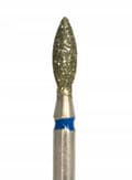 Miniatyrbild 1 av 5: Diamantskärare med droppformad flammspets, medium, nagelband