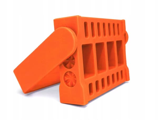 Stativ för 16 utskärare, Organisator för kosmetikautskärare ORANGE