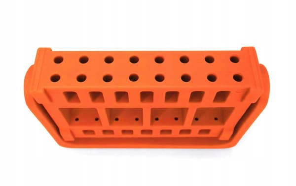 Stativ för 16 utskärare, Organisator för kosmetikautskärare ORANGE
