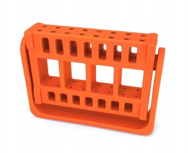Stativ för 16 utskärare, Organisator för kosmetikautskärare ORANGE