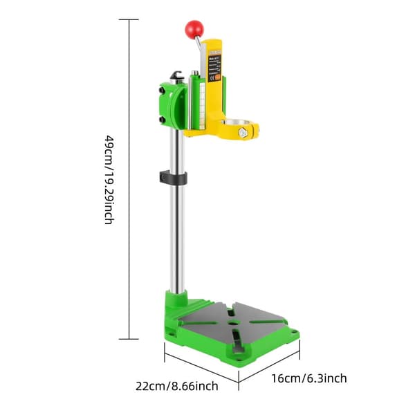 Klemme, 0-90° Rotation, Justerbar Diameter,grøn