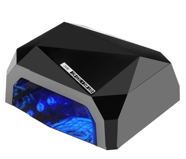 UV-lampe til negletørring - Professionel negletørrer - Sort