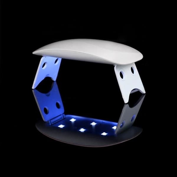 Mini UV-spiklampa - SHOP-STORY - UV LED - Vit - Kompakt och behändig