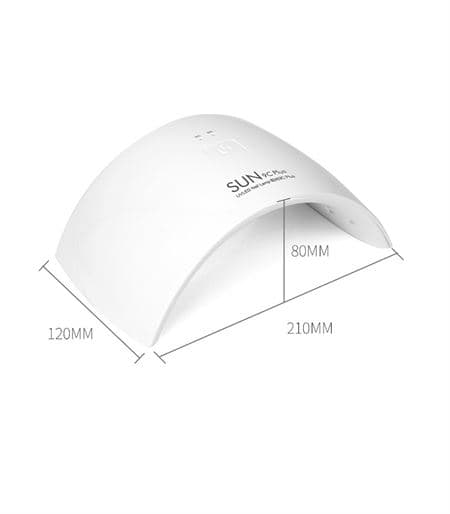 SUN UV LED GEL Lampe 24 watt - Hvit