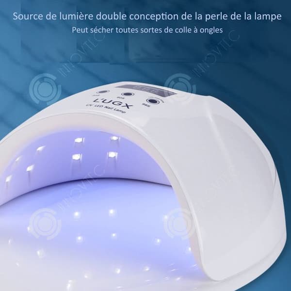 INN Nageltork 20,4x25,2x10cm 50W 30 LED-lampor 3 timingnivåer dubbla ljuskällor intelligent detektering nageltork