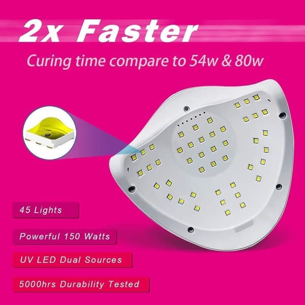 120W UV/LED SØM LAMPE MED 10S / 30S / 60S / 99