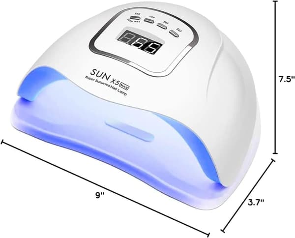 120W UV/LED SØM LAMPE MED 10S / 30S / 60S / 99