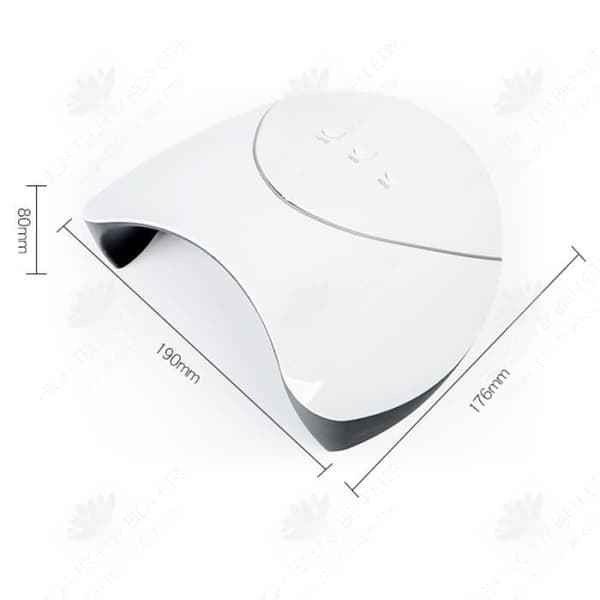 HTBE® Bärbar Nagellampa USB Baklampa 36w Multi-speed Timing-knapp UV-härdande Nagellampa Nagellim