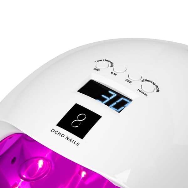 UV LED lampe OCHO NAILS X13 65W plus hvid med spejlbund