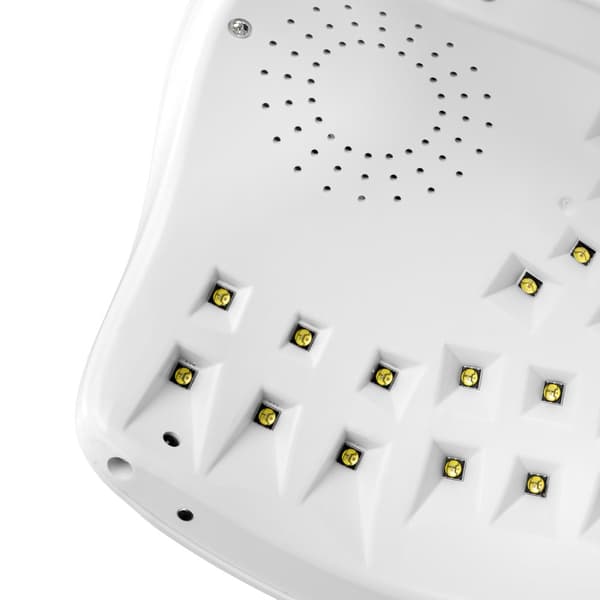 UV LED lampe OCHO NAILS X13 65W plus hvid med spejlbund