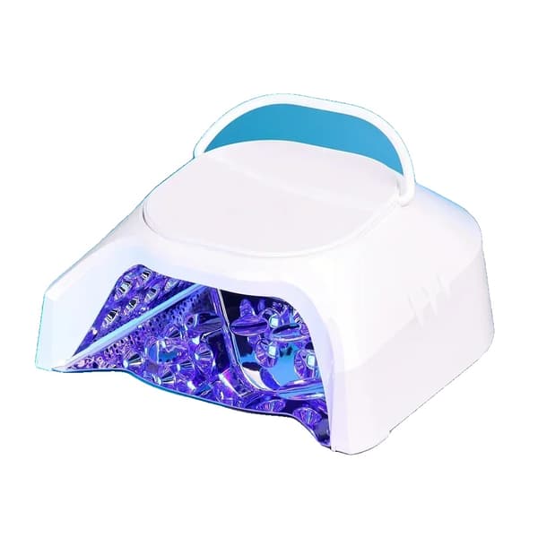 Nagellampa, 86W LED UV, Uppladdningsbar,EU, Helt Vit