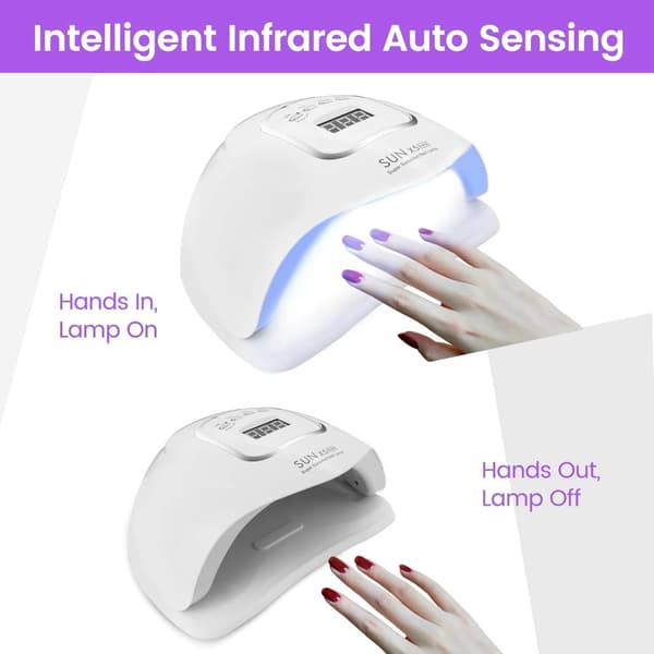 120W UV/LED SØM LAMPE MED 10S / 30S / 60S / 99
