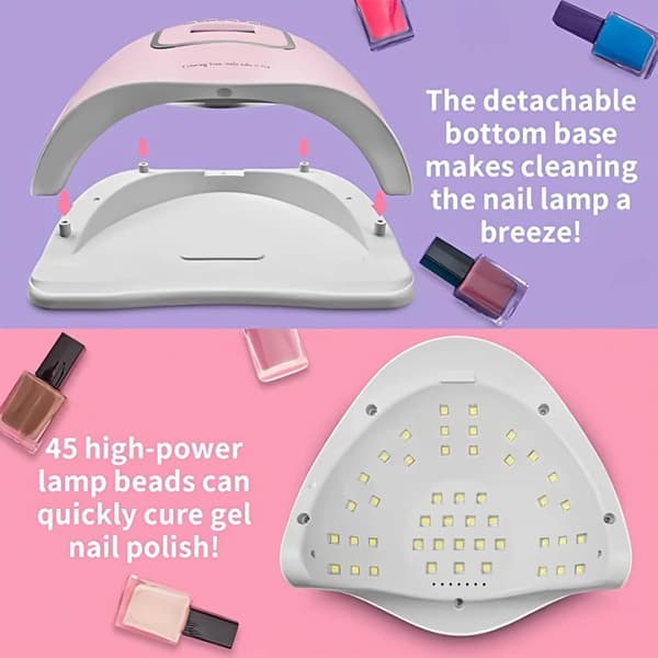 UV/LED-lampa med Timerfunktion