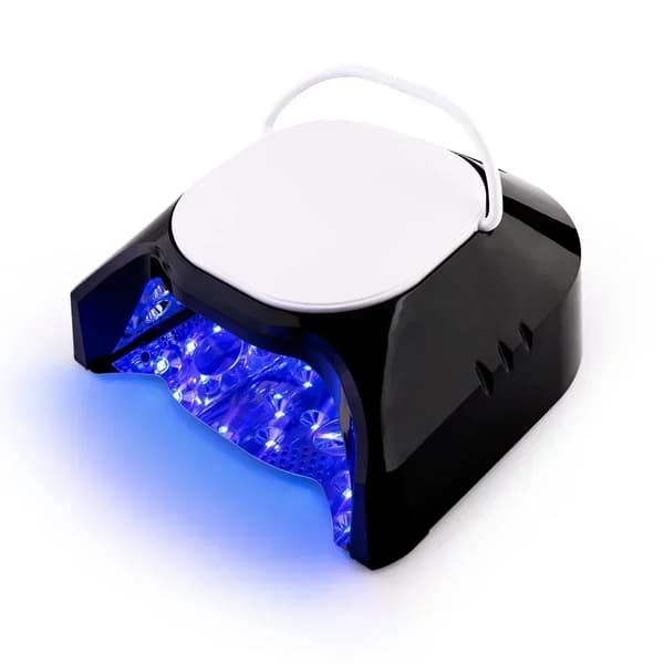 Nagellampa, uppladdningsbar och bärbar, UV/LED-teknik,svart EU