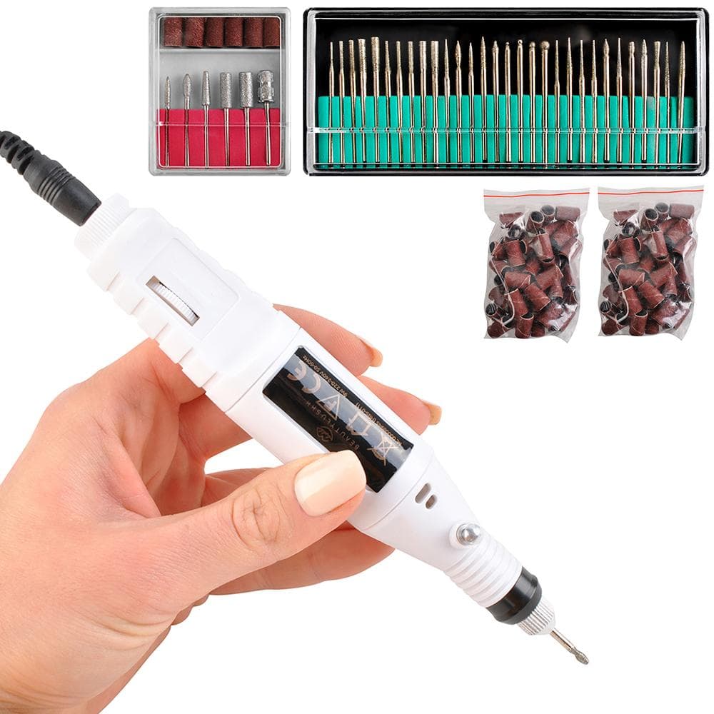 Elektrisk Nagelfil med 92 Tillbehör Naglar - Pedikyr / Manikyr