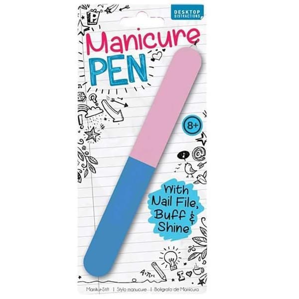 Stylo manikyr - Ej specificerat - Ej specificerat - 2 nagelfilar - Inbyggd polerare - Storlek 16,5 cm