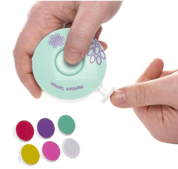 Elektrisk nagelfil för baby 3 i 1 nyfödd manikyrset tår naglar