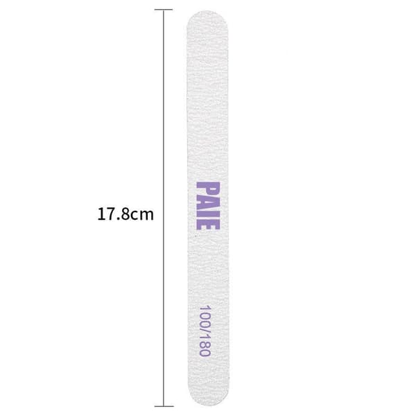 2-pack - Kaksipuolinen kynsiviila - 100/180 Valkoinen