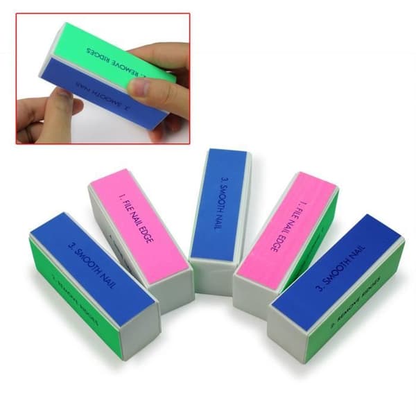 5 st nya Buffing Block Fil Nagelslipning Aanucure art pr beauty Nail