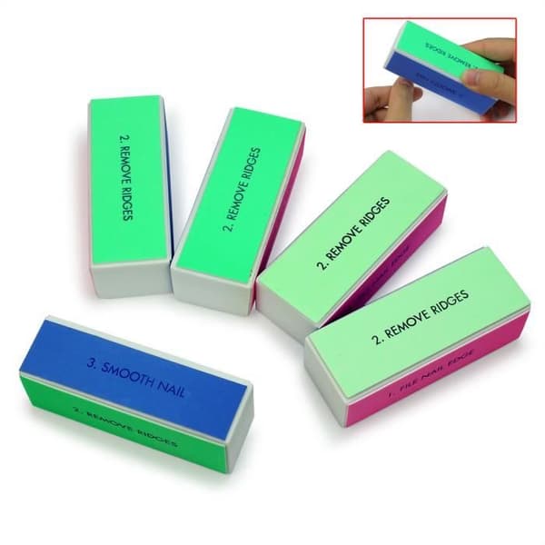 5 st nya Buffing Block Fil Nagelslipning Aanucure art pr beauty Nail