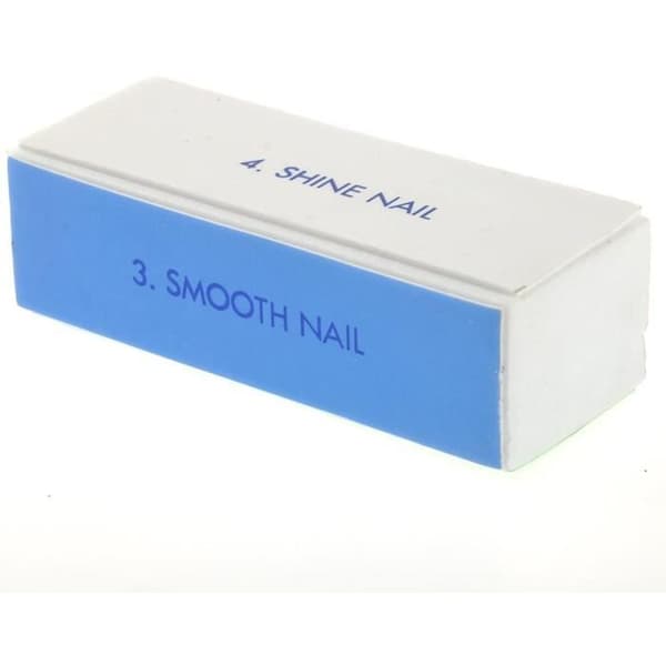 Nagelfilsslipblock tvättbar buffert 10st - Okänt märke - 4 svampsidor