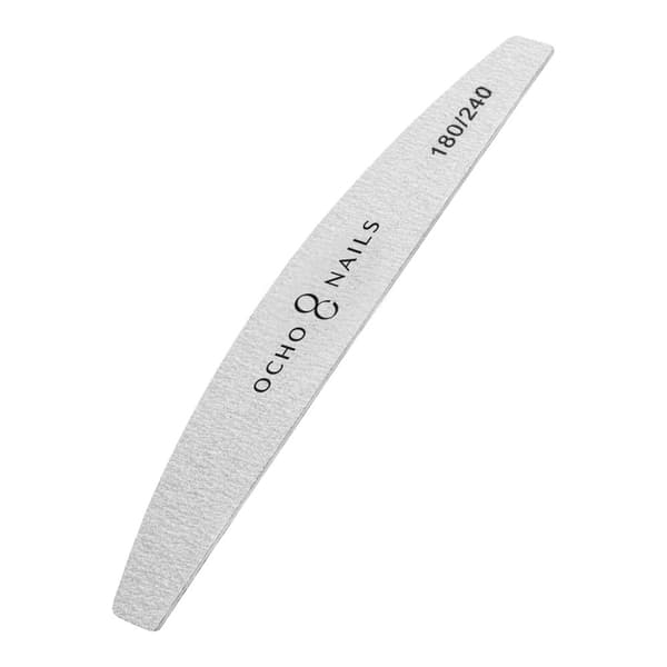 Ocho Nails halvmåne fil slim 180/240 1 stk sikker pakke