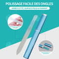 Miniatyrbild 2 av 4: INN Nagelfil 14x1,2x0,3cm Nanoglaspolering Dubbelsidig nagelfil Nagelfilset Professionell nagelfil