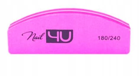 Nail4U Neglelakeringsmaskine Båd 180/240 Lyserød - 1 stk.