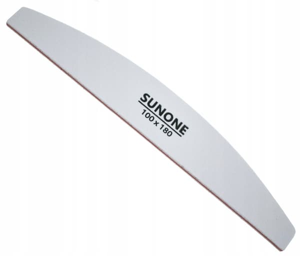 SUNONE Nagelfil BÅT 100/180 VIT - 10 st - 1 PAKET