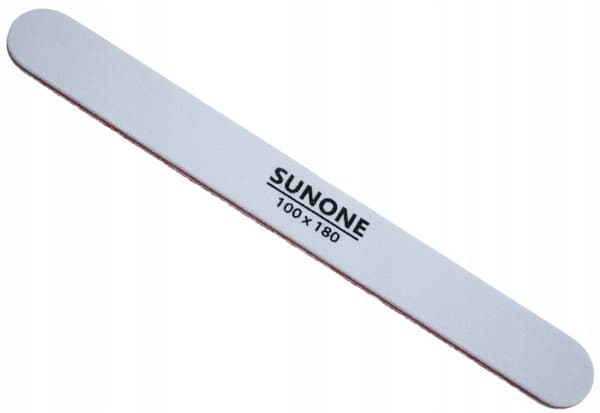 SUNONE Neglefil STRAIGHT 100/180 HVID - 10 stk. - 1 PAKKE