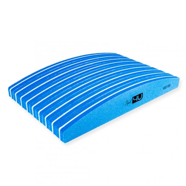 NAIL4U Big Candy Blue 100/180 Bådpoleringsblok - 10 stk.