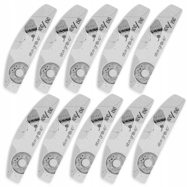 ABA GROUP Mini neglelakeringsmaskine Cookies HALF-MOON 100/180 - 10 stk.
