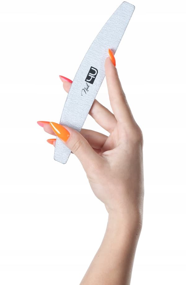 Pappersbåtsfil Nail4U Basic Naked 180/240 grå