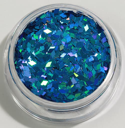 Negleglitter - Rhombus/Diamanter - Blå - 8ml - Glitter