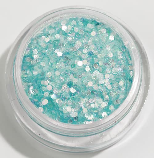 Negleglitter - Mix - Himmelblå drøm - 8ml - Glitter
