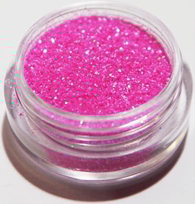 Negleglitter - Finkornet - Pink - 8ml - Glitter