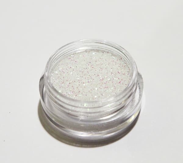 Kynsien glitter - Hienorakeinen - Valkoinen sateenkaari - 8ml - Glitteri