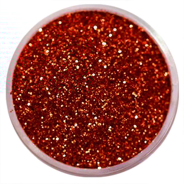 Nagelglitter - Finkornigt - Röd - 8ml - Glitter