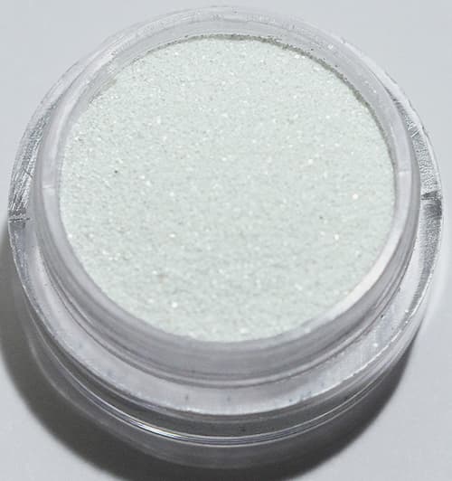 Nagelglitter - Finkornigt - Vit matt - 8ml - Glitter