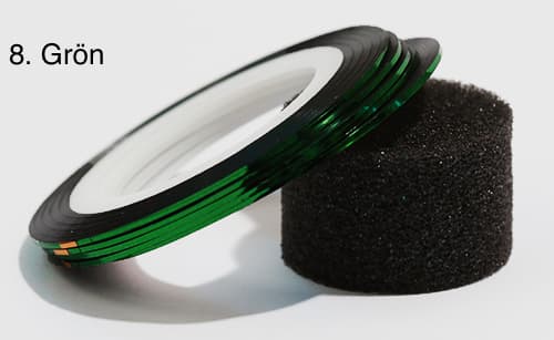 Stribetape, negletape, neglepynt 20 farver