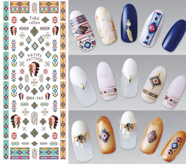 Vand stickers tribal, negle stickers