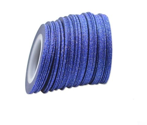 Glittrig striping tape, nageltejp
